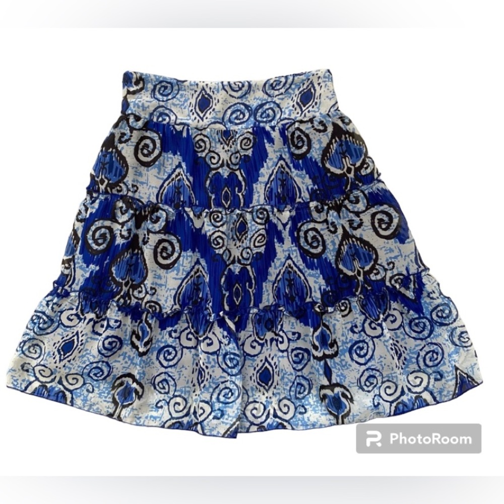 INC. International Concepts our Printed Skirt With Lining Size XS